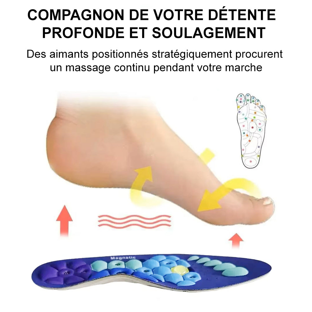 Semelles magnétiques d'acupression massantes ANTI FATIGUE