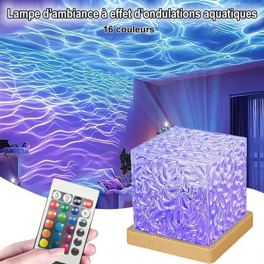 Lampe LED sans fil a Ondes d Eau