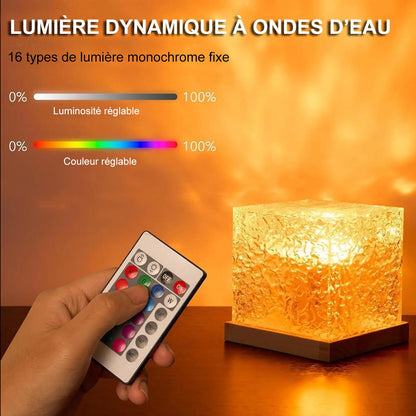 Lampe LED sans fil a Ondes d Eau
